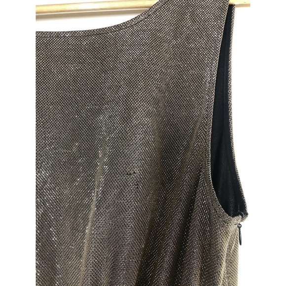 Carolina Ritzler Mae Jumpsuit Shimmer Sleeveless Silver M - Picture 7 of 13